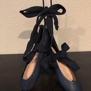 Free people strappy ballet flats
